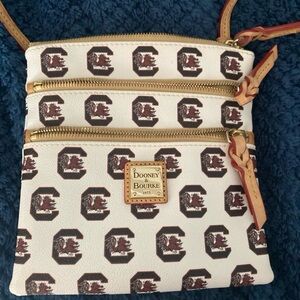 Dooney and Bourke Gamecock crossbody purse.
